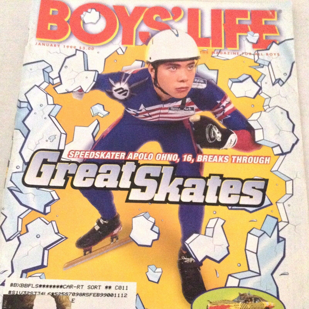 Boys' Life Magazine Speedskater Apolo Ohno January 1999 071417nonrh