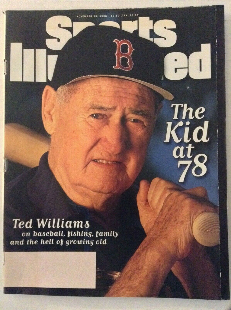 Sports Illustrated Ted Williams Kid At 78 November 25, 1996 031819nonrh