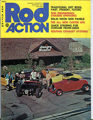 Rod Action Magazine December 1975 Traditional Hot Rods EX 081516jhe