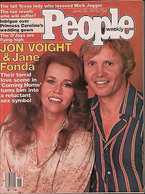 People Weekly June 26 1978 Jon Voight, Jane Fonda, Mick Jagger VG 020116DBE