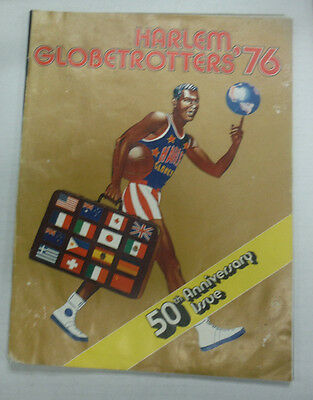 Harlem Globetrotters Magazine Kid Oliver 50th Anniversary 1976 061715R2