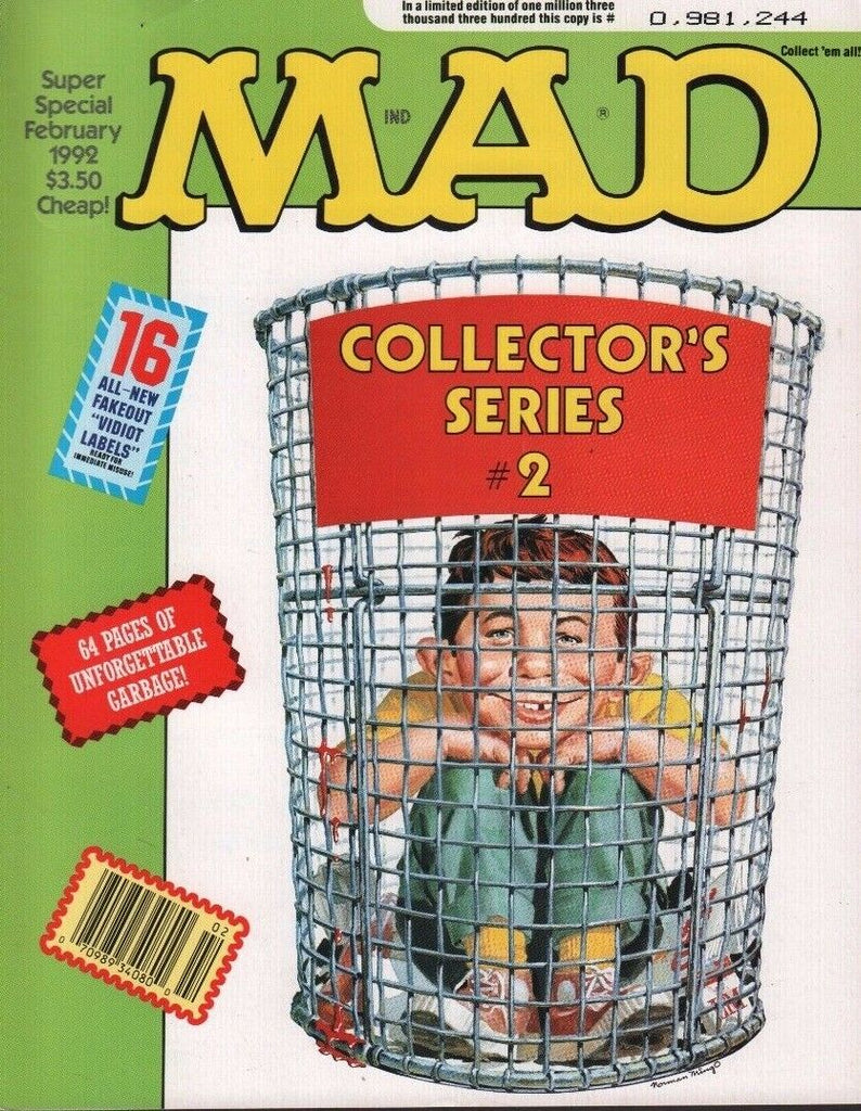 Mad February 1992 Collectors Series 2 Complete 071217DBE