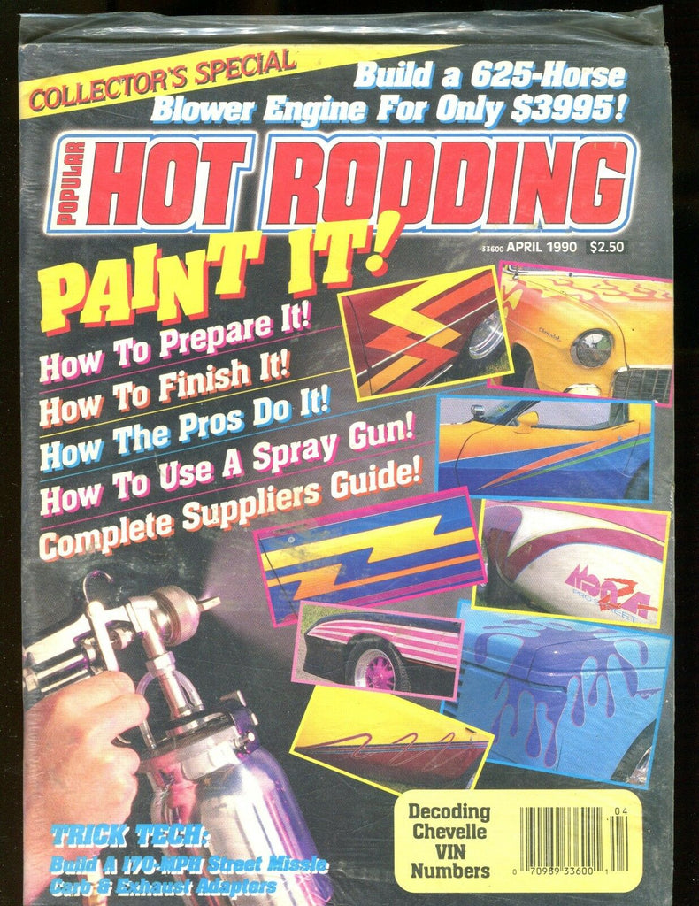 Popular Hot Rodding Magazine April 1990 Paint It! EX No ML 112916jhe