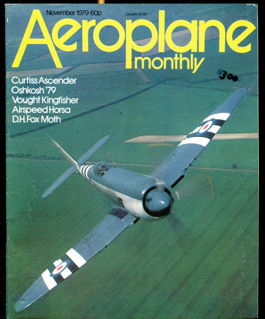 Aeroplane Monthly Magazine November 1979 Oshkosh '79 EX No ML 122916jhe