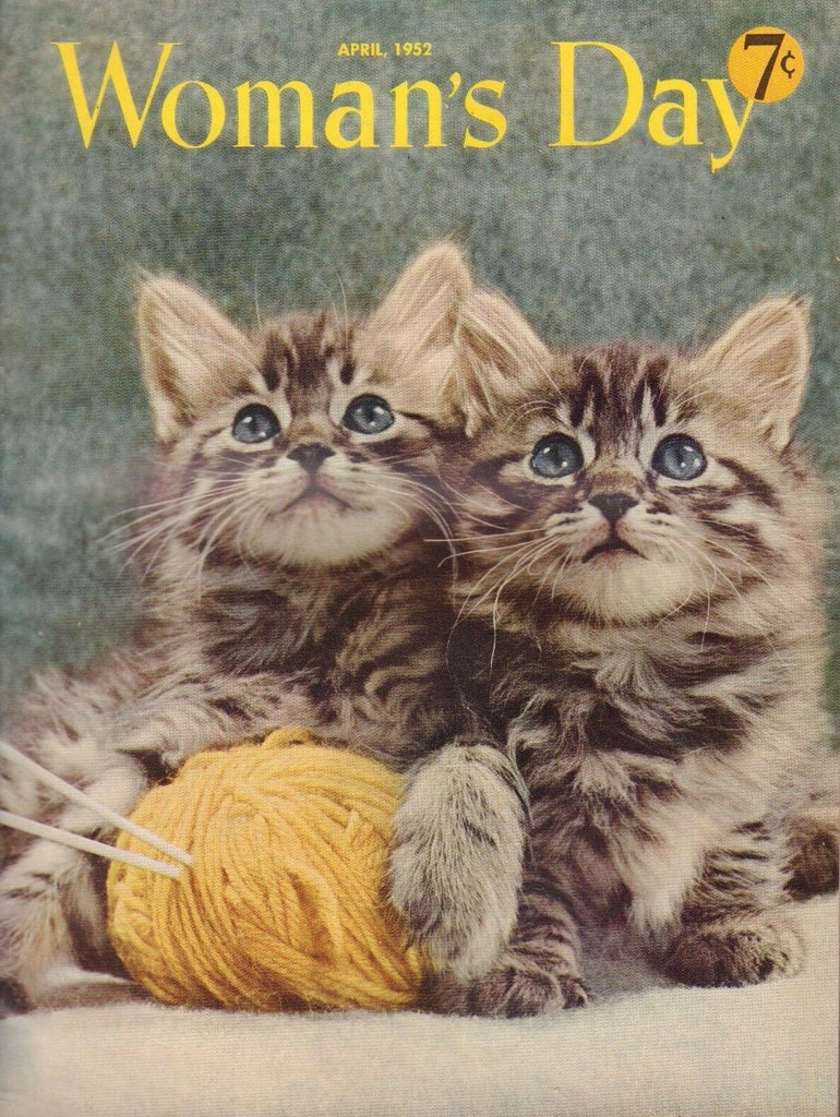 Woman's Day Magazine Easter Roll Cozy April 1952 010818nonr