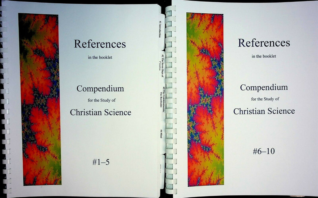 References Compendium Study of Christian Science 1-10 Max Kappeler Lot 021020AME