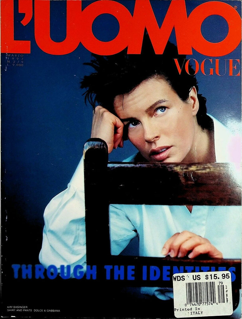 L'uomo Vogue Italian March 1997 Kim Basinger Ivan & Teddy Bruce Weber 030520AME