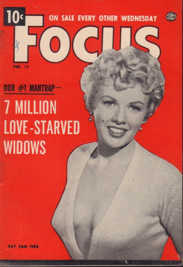 Focus Digest February 1954 Pat Van Iver Cheesecake Pin Up 091318AME2