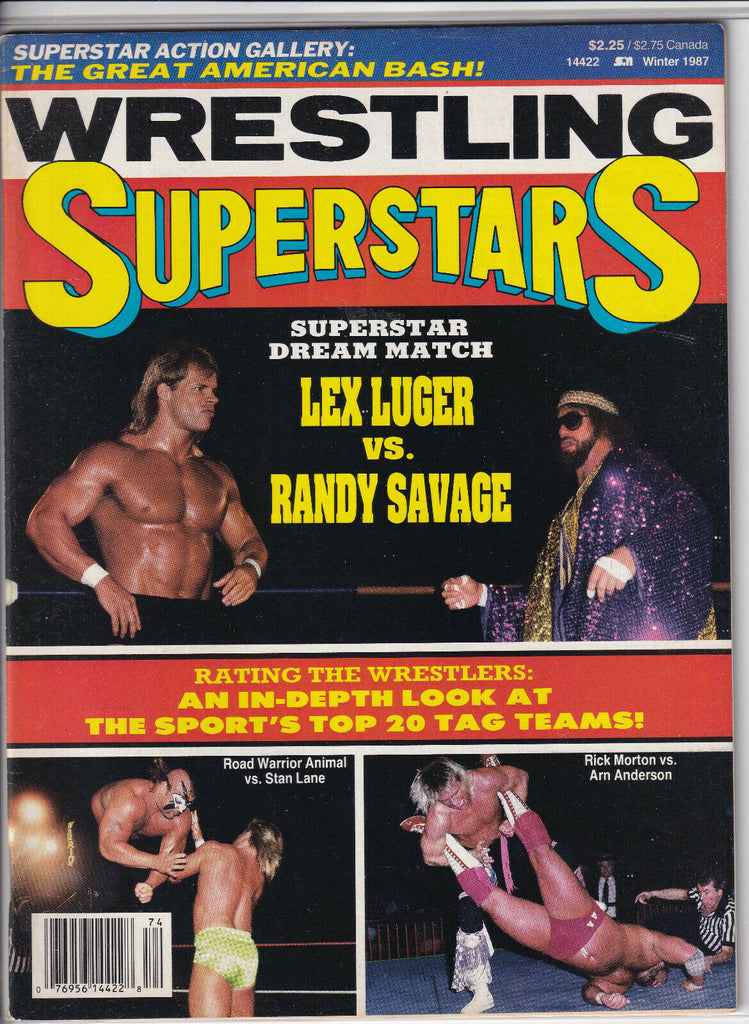 Wrestling Superstars Magazine Lex Luger Randy Savage Winter 1987 052419nonr