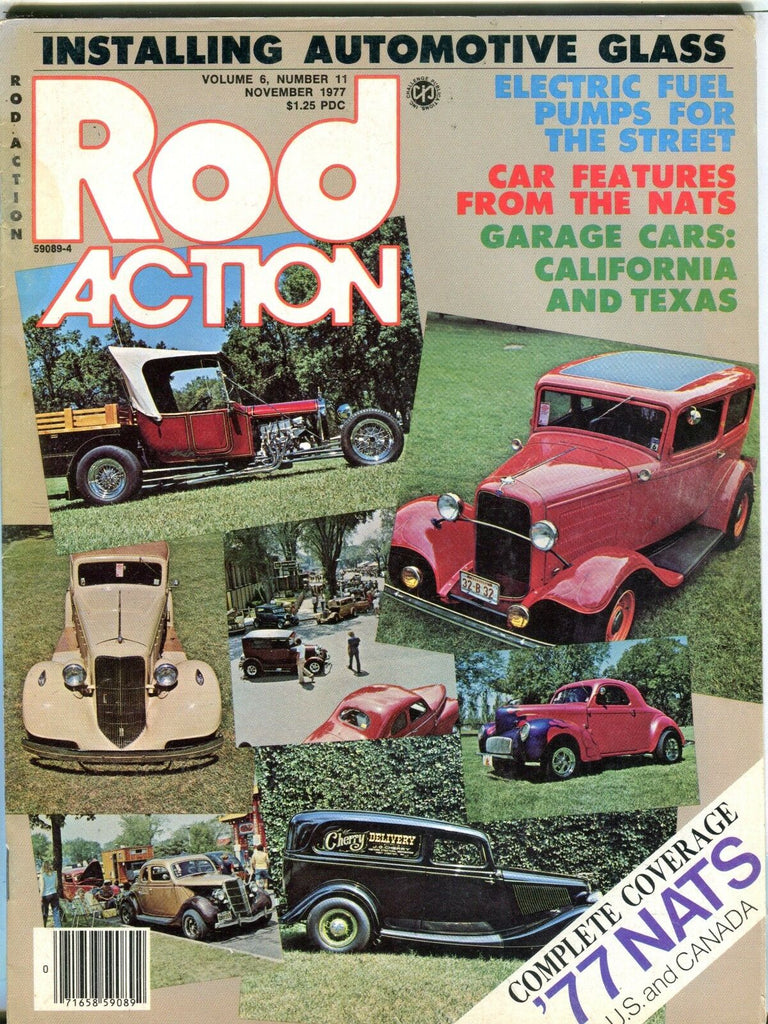 Rod Action Magazine November 1977 Automotive Glass EX No ML 031617nonjhe