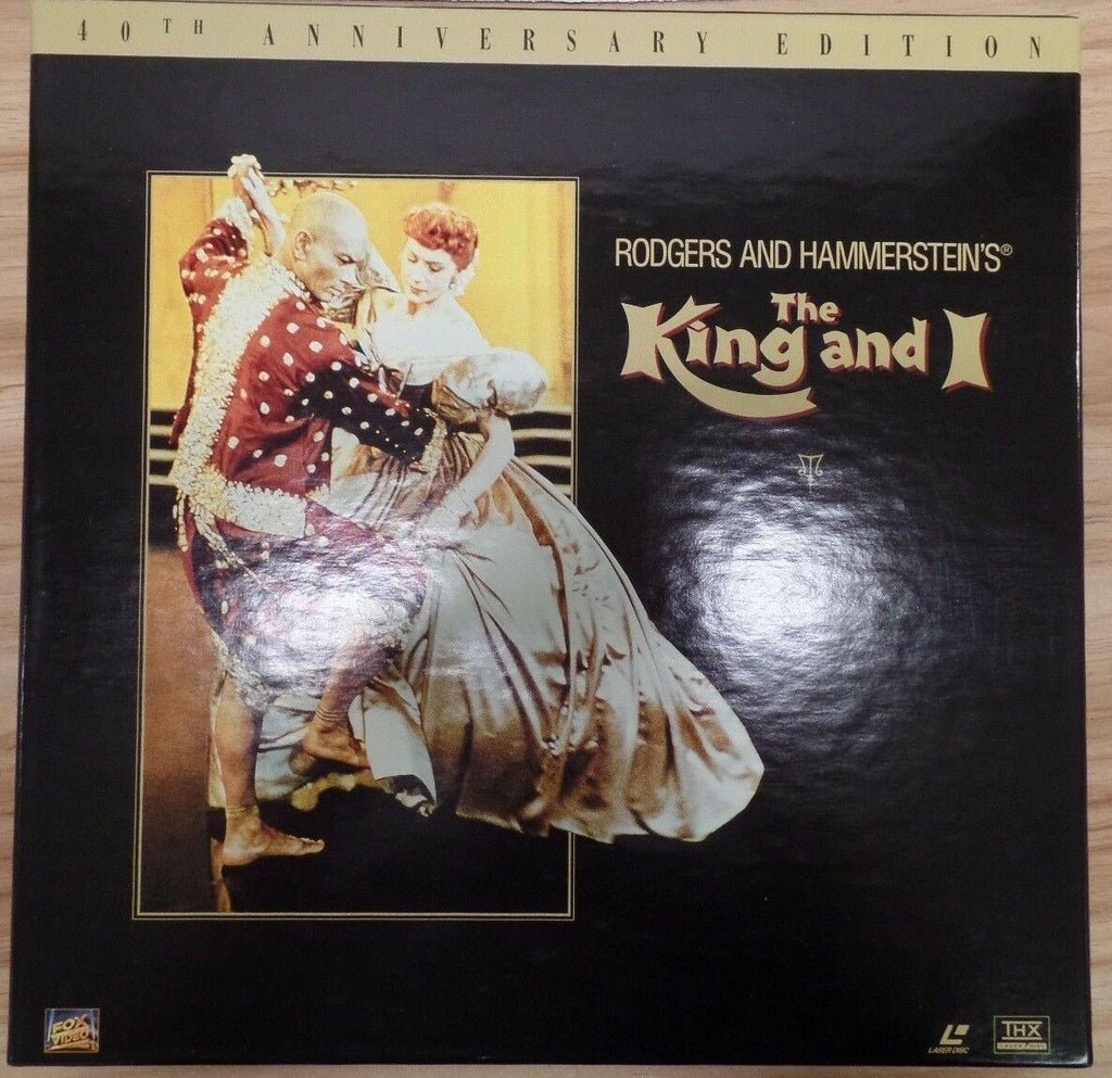 The King and I 40th Anniversary Fox 1996 Wide Screen Laserdisc 071018DBLD