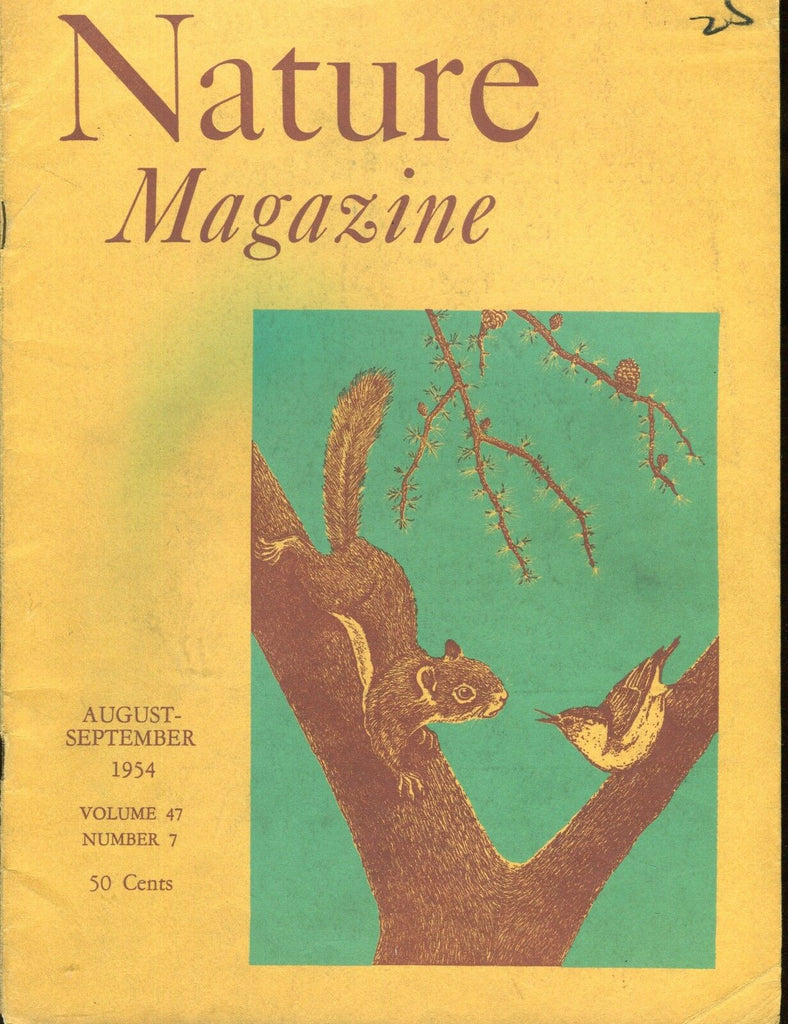 Nature Magazine Aug/Sept 1954 EX w/ML On Back 012017jhe