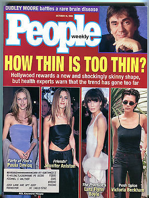 People Magazine October 18 1999 Jennifer Aniston Paula Devicq EX 012116jhe