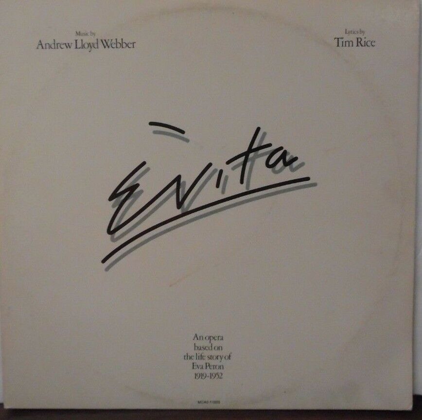 Evita 2 record set Andrew Lloyd Webber with booklet MCA2-11003 092918LLE