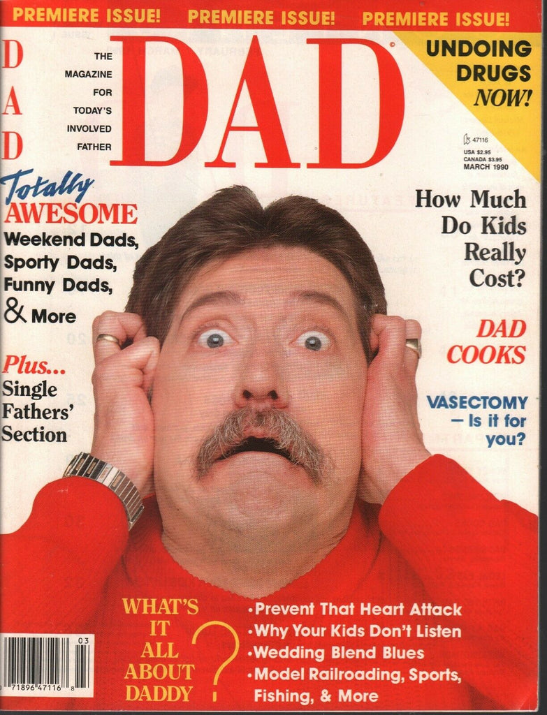 Dad Magazine March 1990 First Issue Gary Blanchard Carol Potter 082820AME