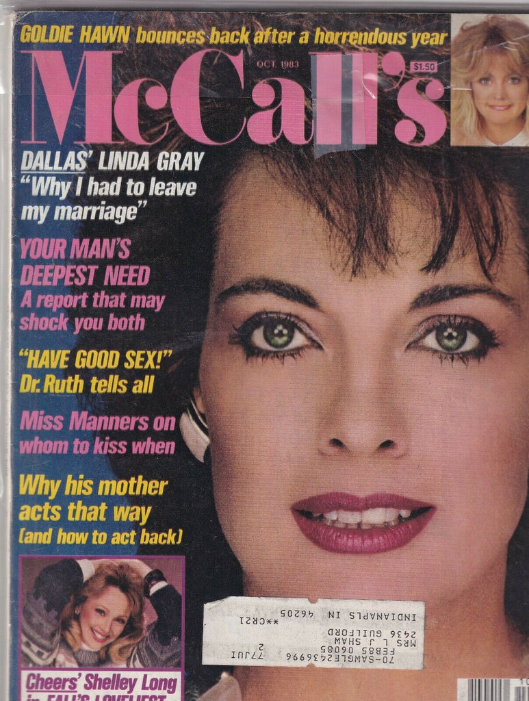 McCall's Mag Linda Gray Shelby Long October 1983 090419nonr