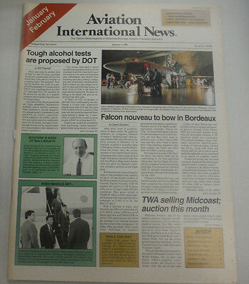 Aviation International News Magazine Falcon Nouveau January 1993 FAL 061715R