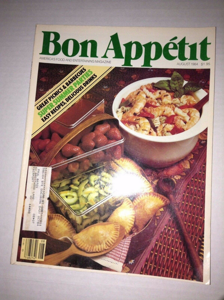 Bon Appetit Magazine Super Summer Parties August 1984 031917NONRH