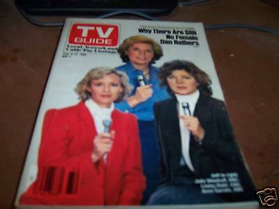 TV Guide 8/6-12 1983 No Female Dan Rathers NL