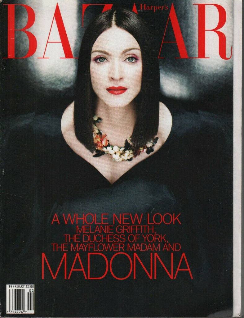 Harper's Bazaar February 1999 Madonna Melanie Griffith Rare Issue 091819AME2