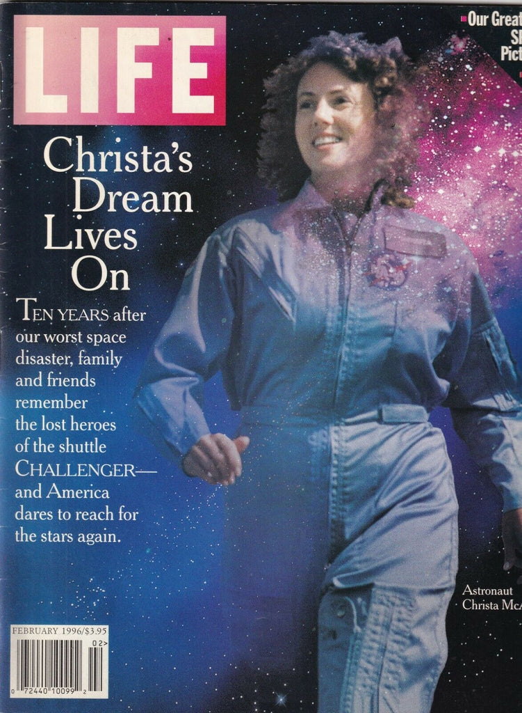 Life Mag Christa McAuliffe The Challenger Victim February 1996 081319nonr