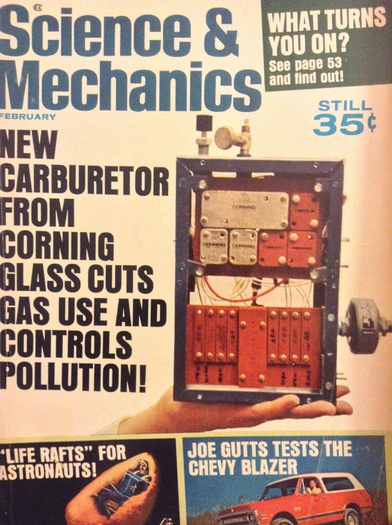 Science & Mechanics Magazine Carb From Corning Glass February 1970 052818nonrh
