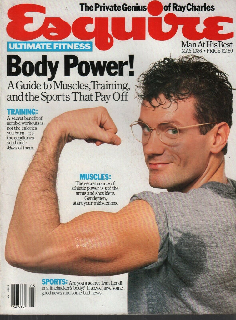 Esquire May 1986 Ray Charles Ivan Lendl Craig Nova 072619AME2