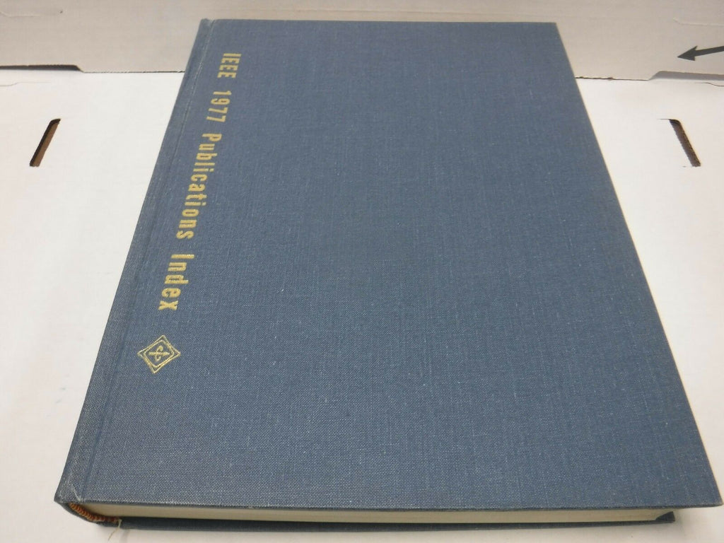 IEEE 1977 Publications Index Hardcover Bound Book Ex-FAA 121818AME5