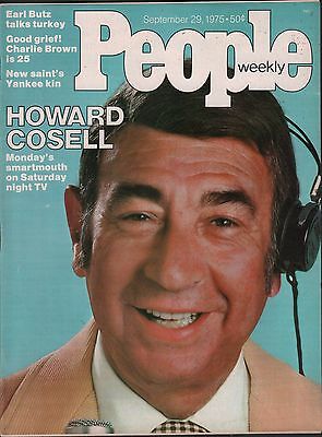 People Weekly September 29 1975 Howard Cosell, Earl Butz VG 012916DBE