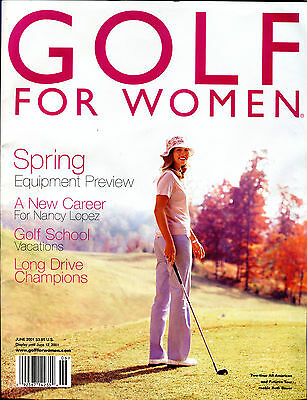 Golf For Women Magazine June 2001 Beth Bauer EX 022616jhe