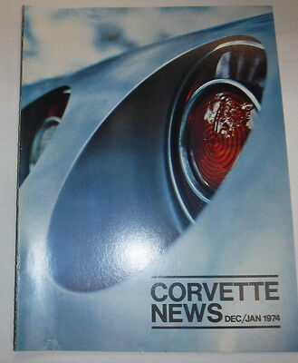 Corvette News Magazine Richard Fortier & Taillights January 1974 081815R