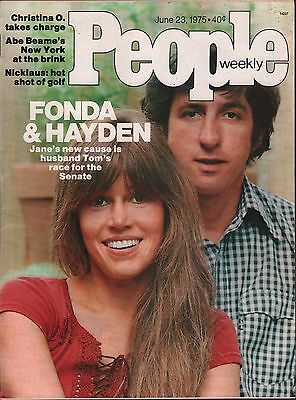 People Weekly June 23 1975 Jane Fonda, Abe Beame VG 012916DBE