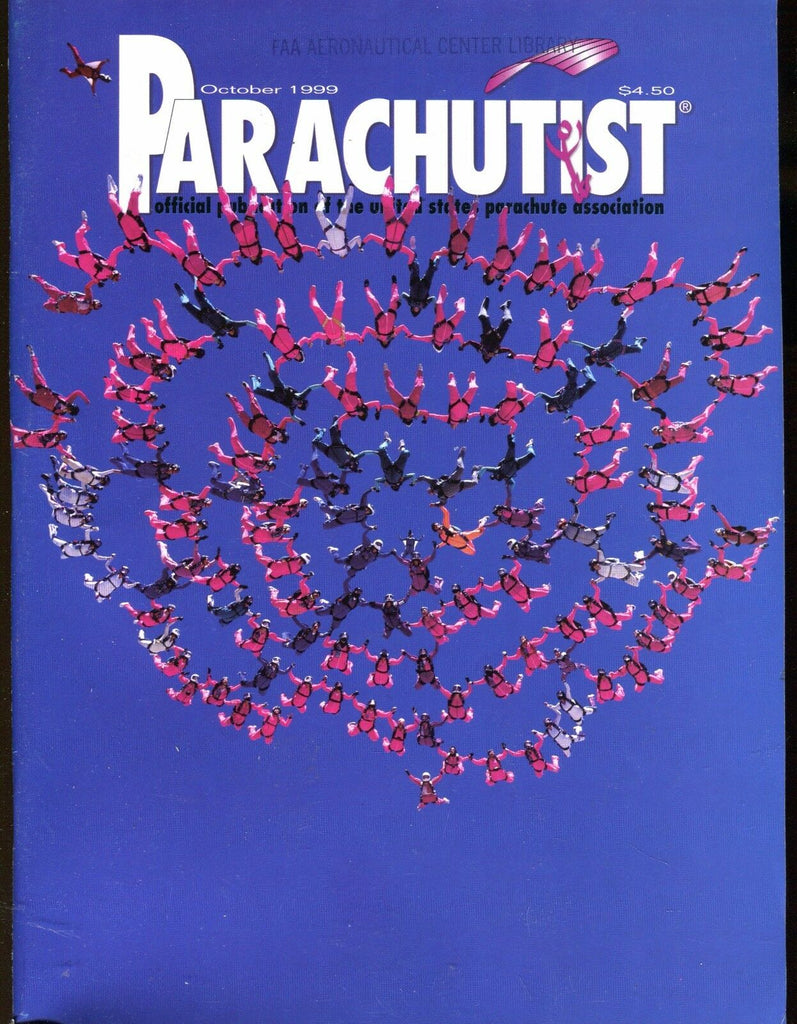 Parachutist Magazine October 1999 Norman Kent FAA EX w/ML On Back 022517nonjhe