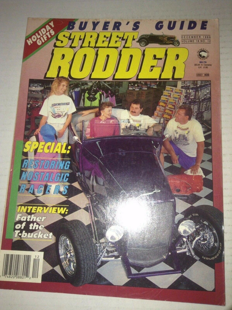 Street Rodder Magazine Father Of The T Bucket December 1989 042217nonrh