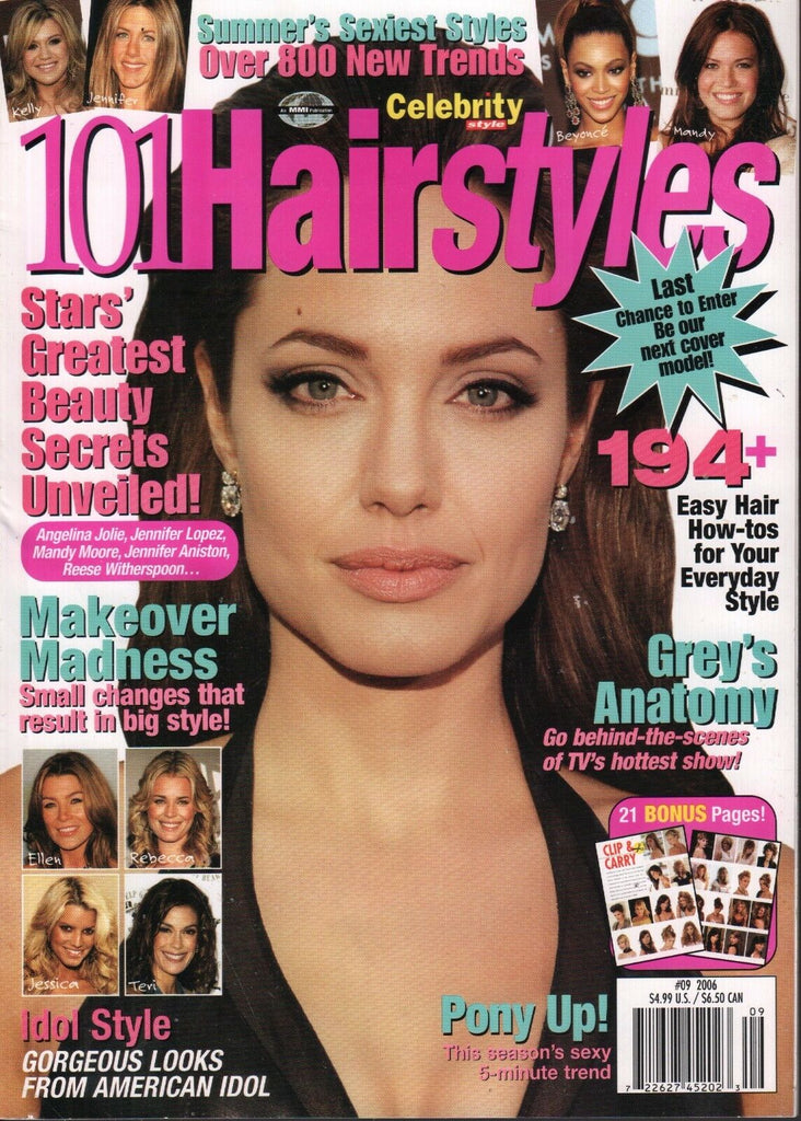 101 Hair Styles #9 2009 Angelina Jolie, Jennifer Lopez, Mandy Moore 072117nonDBE