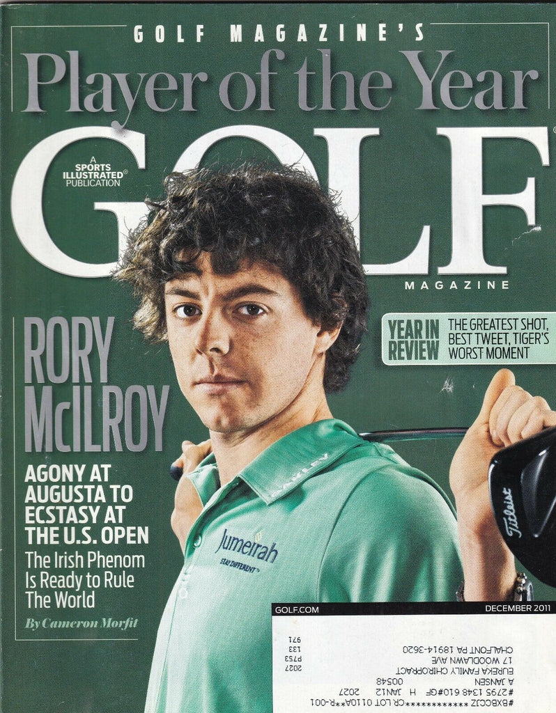 Golf Magazine Rory Mcilroy Bob Rotella December 2011 102219nonr