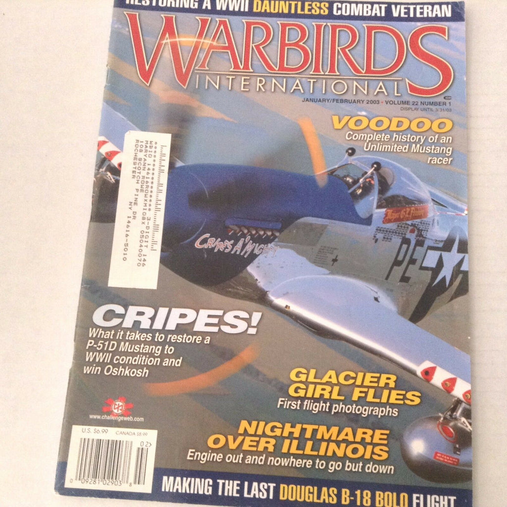 Warbirds Magazine P-51D Mustang Mustang Racer February 2003 062517nonrh