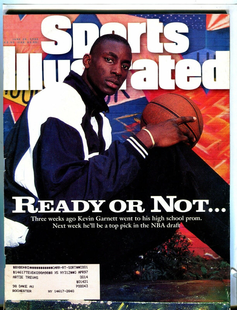 Sports Illustrated Magazine June 26 1995 Kevin Garnett EX w/ML 021717jhe