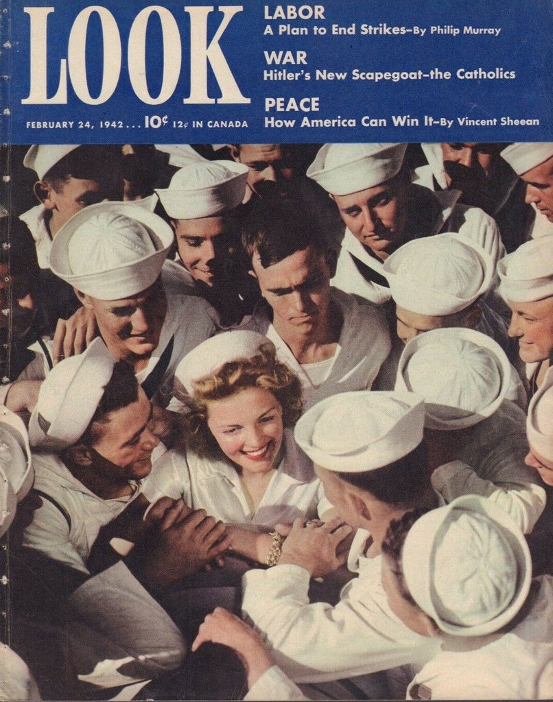 Look February 24 1942 Philip Murray Vincent Sheean Paul Hesse 010219DBE