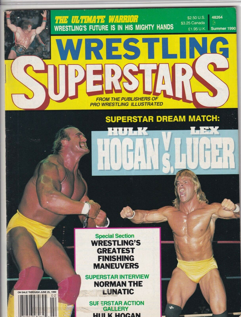 Wrestling Superstars Lex Luger Ultimate Warrior Summer 1990 052419nonr