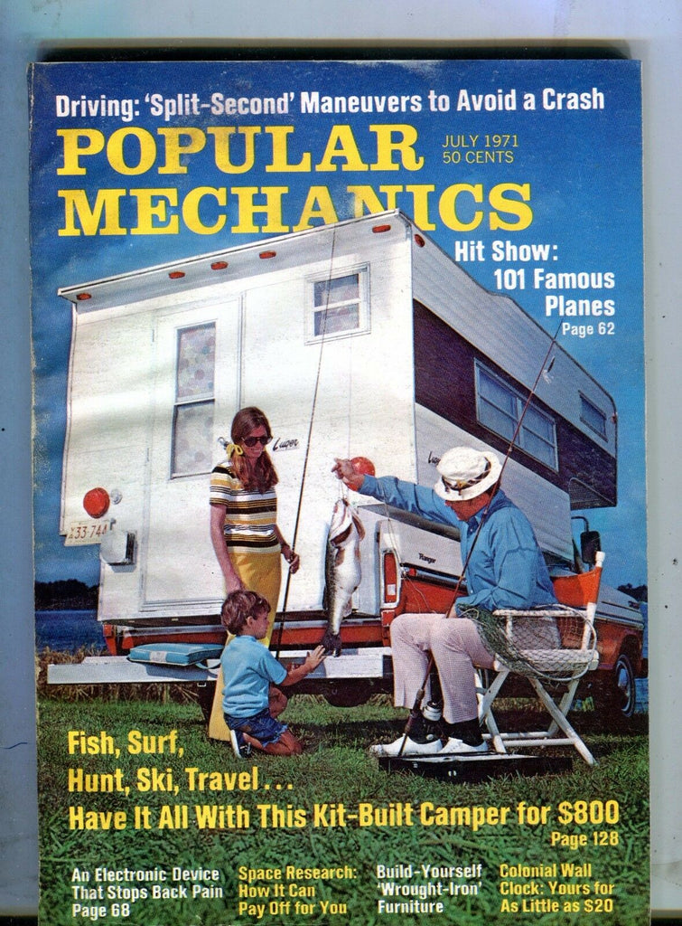 Popular Mechanics Magazine July 1971 Kit-Built Camper 062717nonjhe