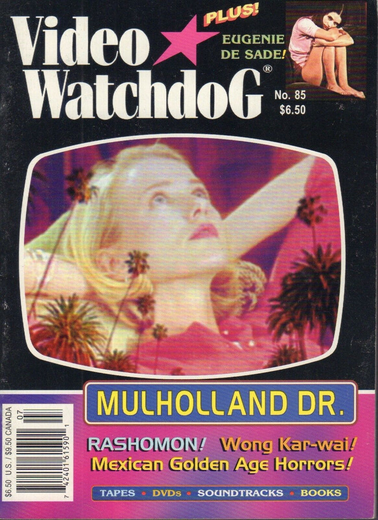 Video Watchdog no.85 Mulholland Dr. Rashomon Wong Kar-Wai 021318DBE