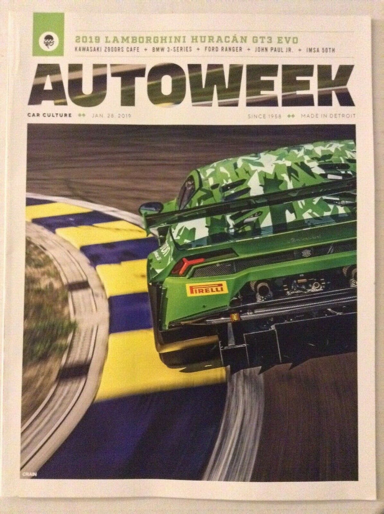 Autoweek Magazine Lamborghini Huracan GT3 Evo 2019 January 28, 2019 022219nonrh