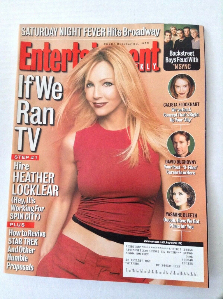 Entertainment Weekly Magazine Calista Flockhart October 22, 1999 031517NONRH