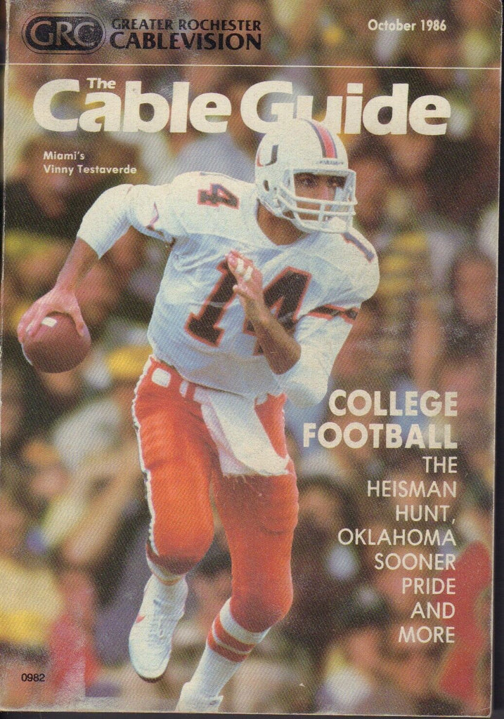 The Cable Guide Magazine October 1986 Vinny Testeverde 072017nonjhe