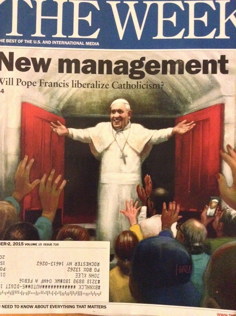 The Week Magazine Pope Francis October 2, 2015 120418nonrh
