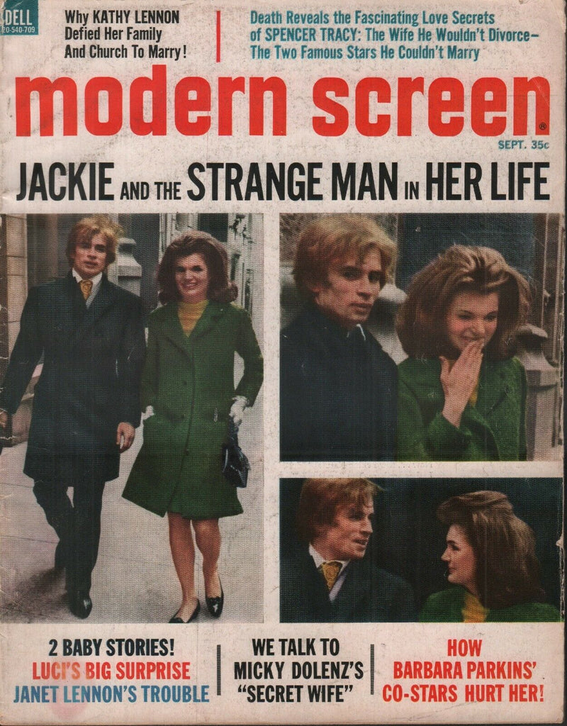 Modern Screen September 1967 Jackie Kennedy Kathy Lennon 062019AME