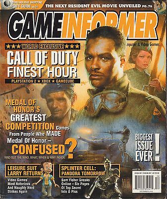 Gameinformer December 2003 Call of Duty Finest Hour w/ML VG 072916DBE