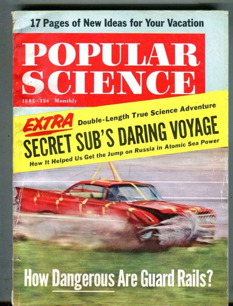 Popular Science Magazine June 1961 Guard Rails Secret Sub 062317nonjhe
