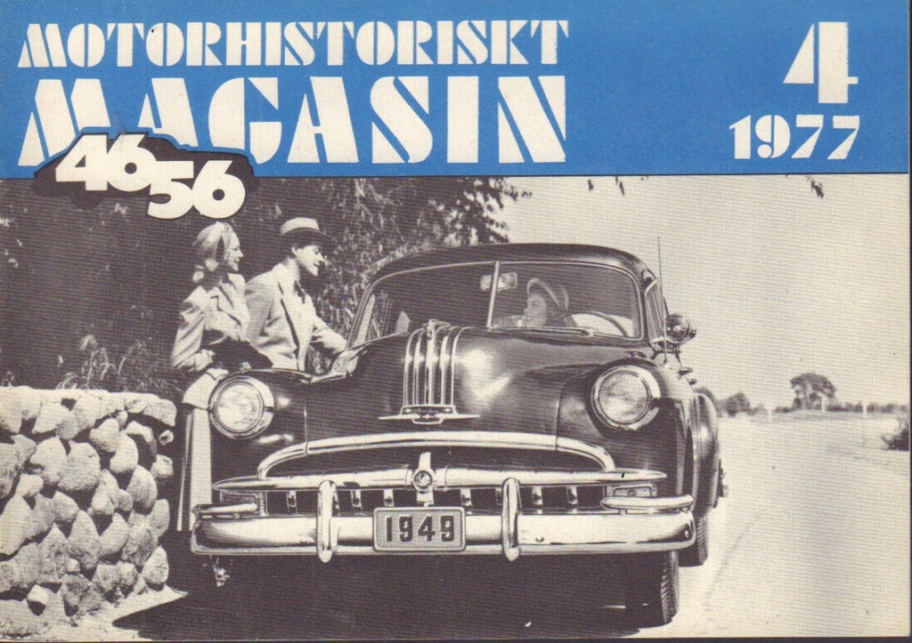 Motorhistoriskt Magasin Swedish Car Magazine 4 1977 Pontiac 040317nonDBE